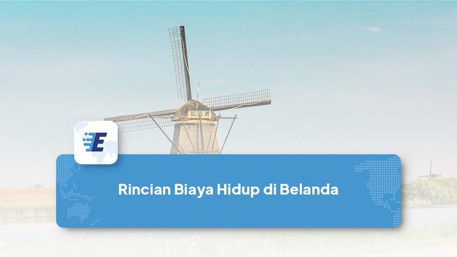biaya hidup di belanda per bulan